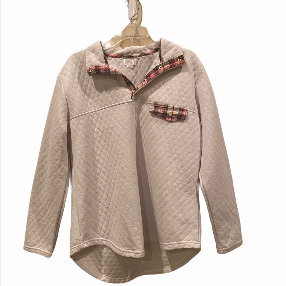 Plaid Pullover